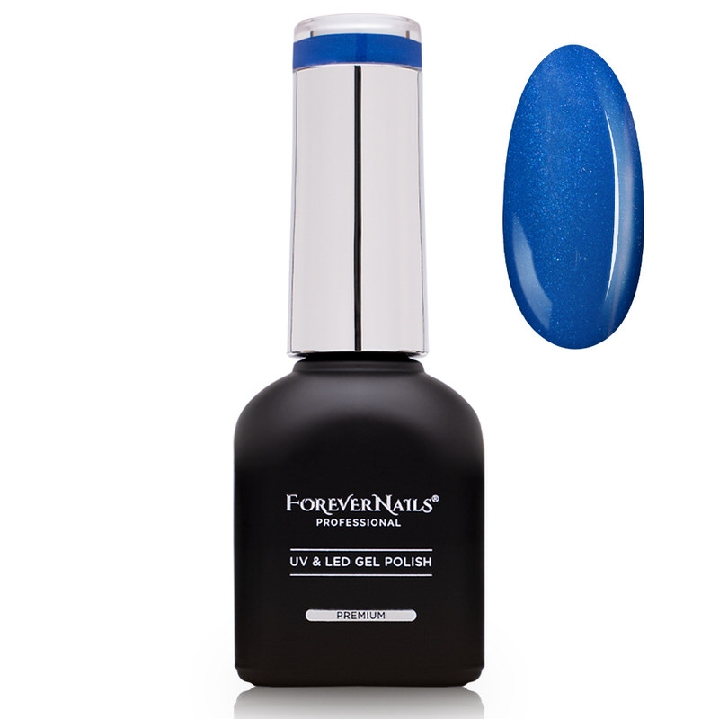 Oja Semipermanenta ForeverNails Night Shimmer 1141 Albastru