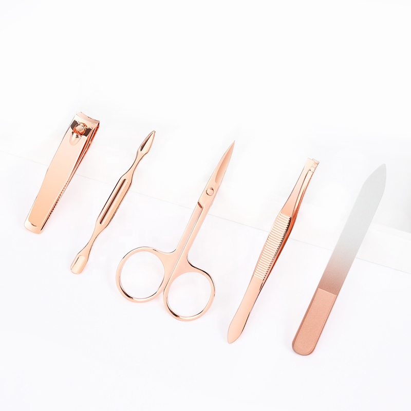 Trusa de Manichiura Kit 5 Piese Rose Gold - 1 | YEO