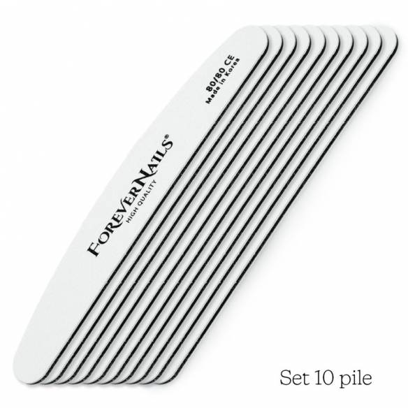 Kit 10 Pile Profesionale semiluna Forevernails 80/80