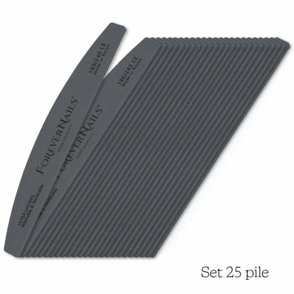 Kit 25 Pile lavabile Ultra Lasting ForeverNails 180/240|ForeverLash.ro