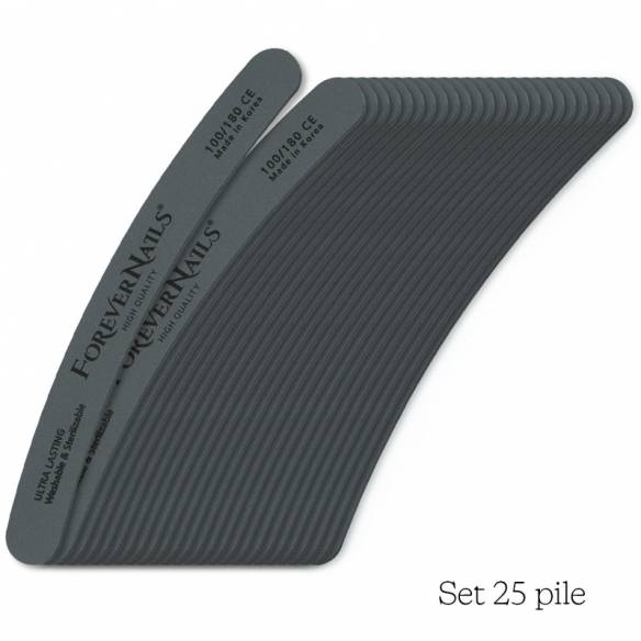 Kit 25 Pile lavabile Banana ForeverNails 100/180 | ForeverLash.ro