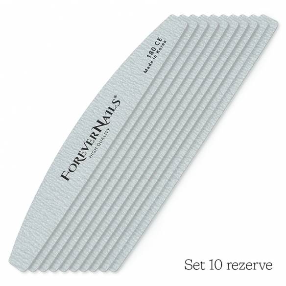 Rezerve Pile profesionale Long Lasting ForeverNails 180|ForeverLash.ro