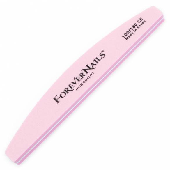 Pila buffer profesionala Pink ForeverNails 100/180