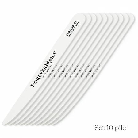 Kit 10 Pile profesionale din lemn ForeverNails 100/180 | ForeverLash.ro