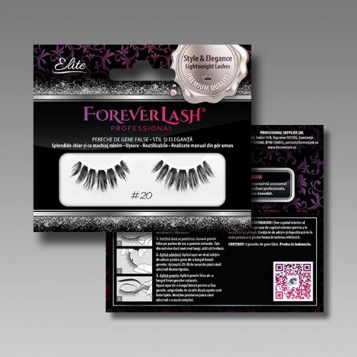 Gene false banda din par natural Foreverlash 20 Wispies Cluster
