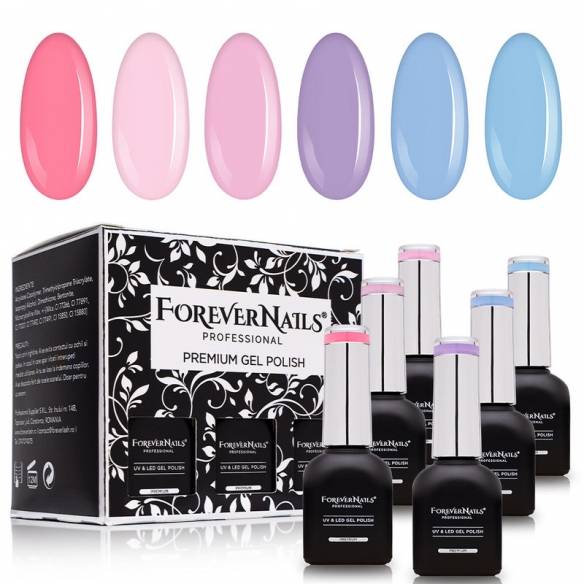 Kit Oja Semipermanenta ForeverNails Fairy Rainbow