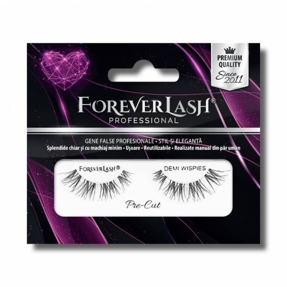 Gene false banda din par natural Foreverlash Pre-Cut Demi Wispies
