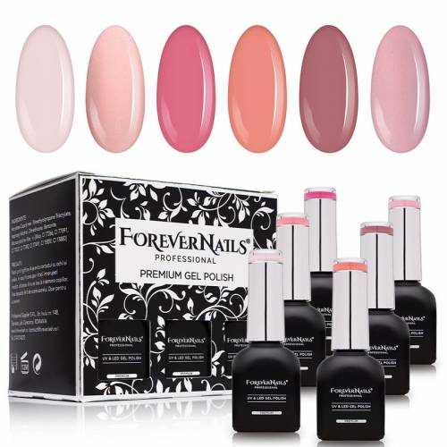 Kit Oja Semipermanenta ForeverNails Morning Delight