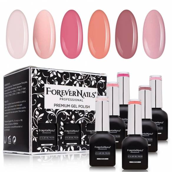 Kit Oja Semipermanenta ForeverNails Morning Delight
