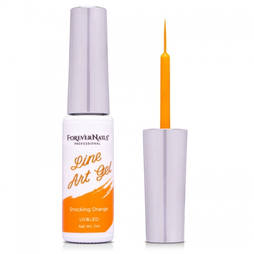 Liner Artistic Oja Semipermanenta ForeverNails Shocking Orange