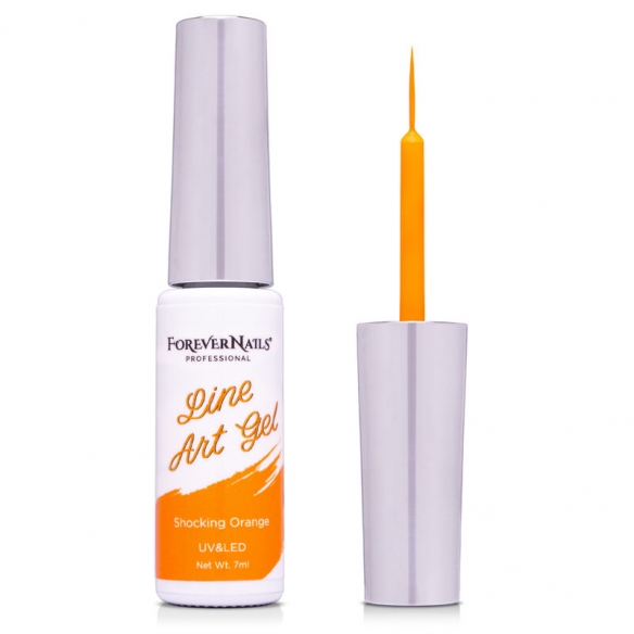 Liner Artistic Oja Semipermanenta ForeverNails Shocking Orange