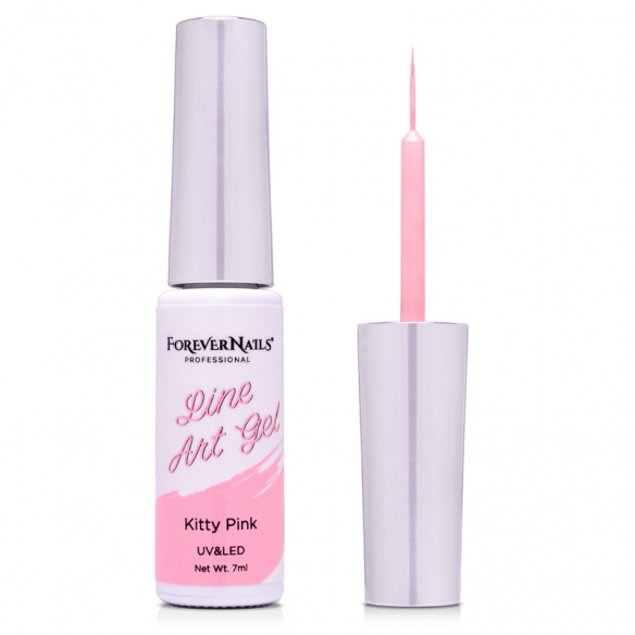 Liner Artistic Oja Semipermanenta ForeverNails Kitty Pink