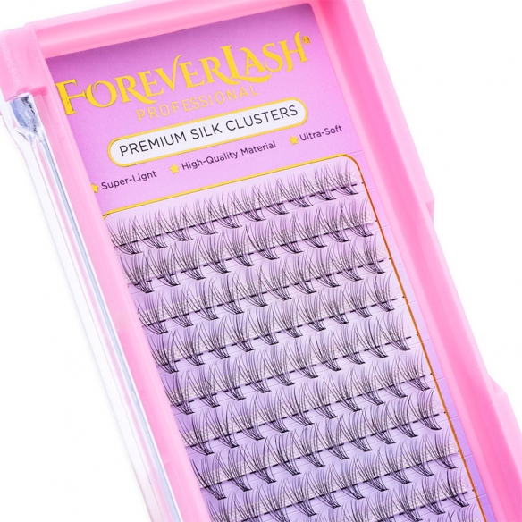 Gene Smocuri Matase ForeverLash 10D curbura C marime 8mm 120buc