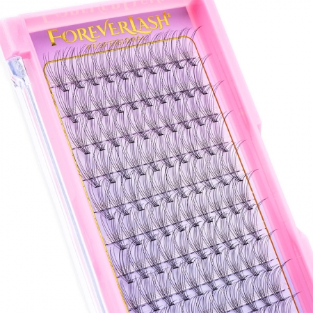 Gene Smocuri Matase ForeverLash 10D curbura C marime 14mm 120 buc