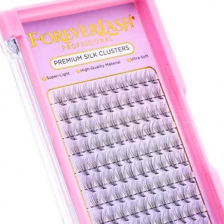 Gene Smocuri Matase ForeverLash 10D curbura D marime 8mm 120 buc