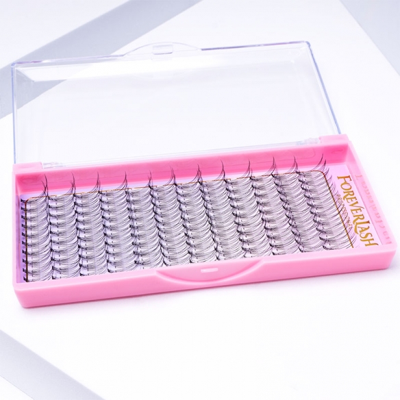 Gene Smocuri Matase ForeverLash 10D curbura D marime 14mm 120 buc