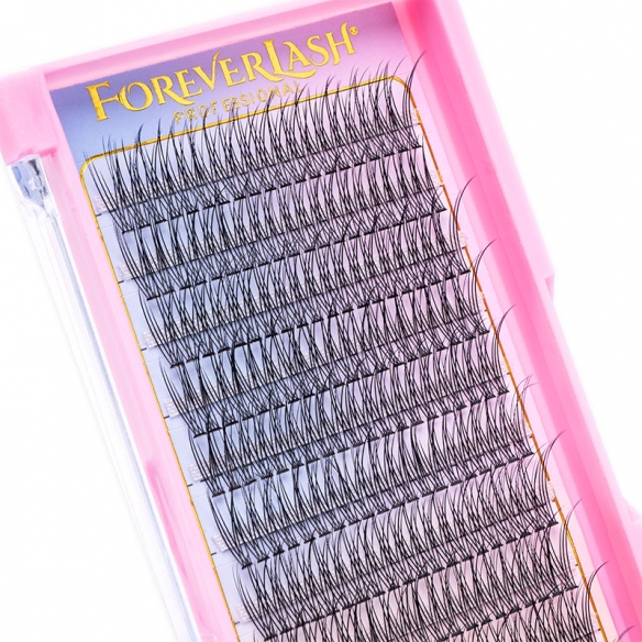 Gene Smocuri Matase ForeverLash Extension Effect marime 14mm 240 buc