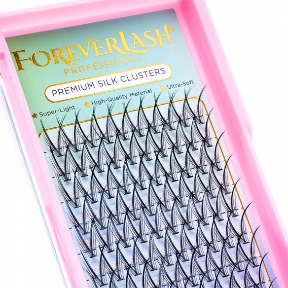 Gene Smocuri Matase ForeverLash Wispy Effect marime 12mm 120 buc