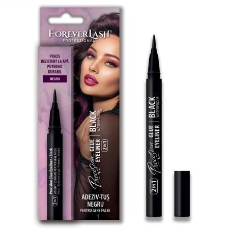 Adeziv Eyeliner 2 in 1 ForeverLash Negru