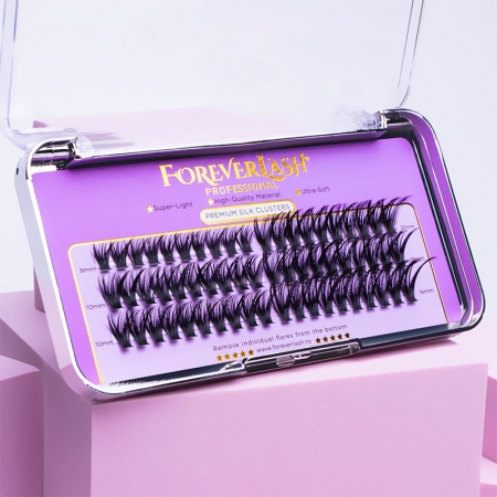 Gene Smocuri Matase ForeverLash 40D curbura C Mix 60 buc 2