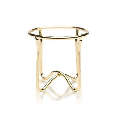 Suport burete machiaj auriu