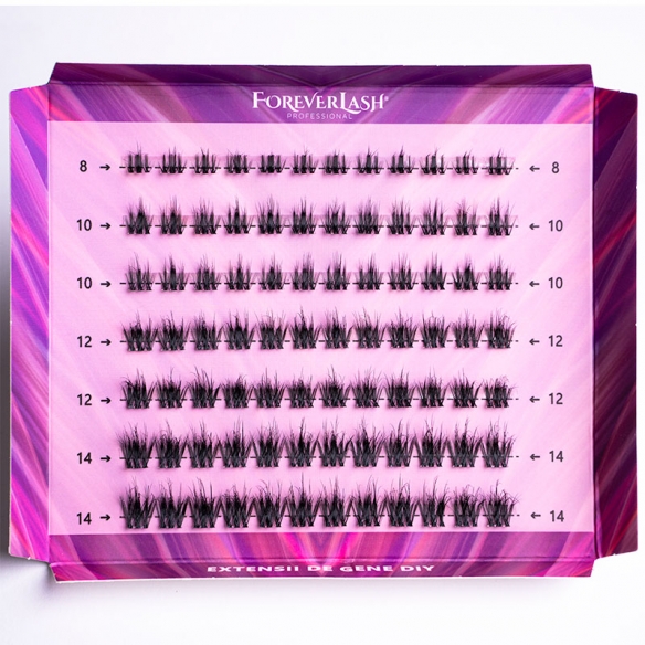 Gene false Smocuri Matase ForeverLash Fluffy Coquettish 84 buc