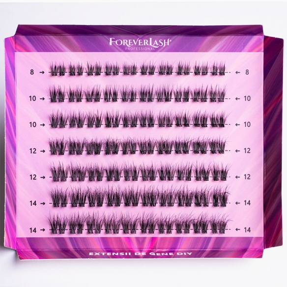 Gene false Smocuri Matase ForeverLash Fluffy Date Night 70 buc