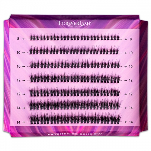 Gene false Smocuri Matase ForeverLash Fluffy Desirable 63 buc
