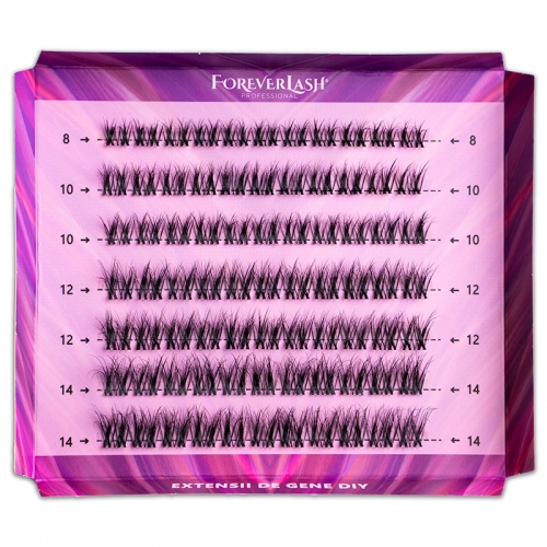 Gene false Smocuri Matase ForeverLash Fluffy Dreamy 77 buc