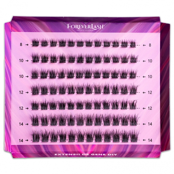 Gene false Smocuri Matase ForeverLash Fluffy Freedom 84 buc
