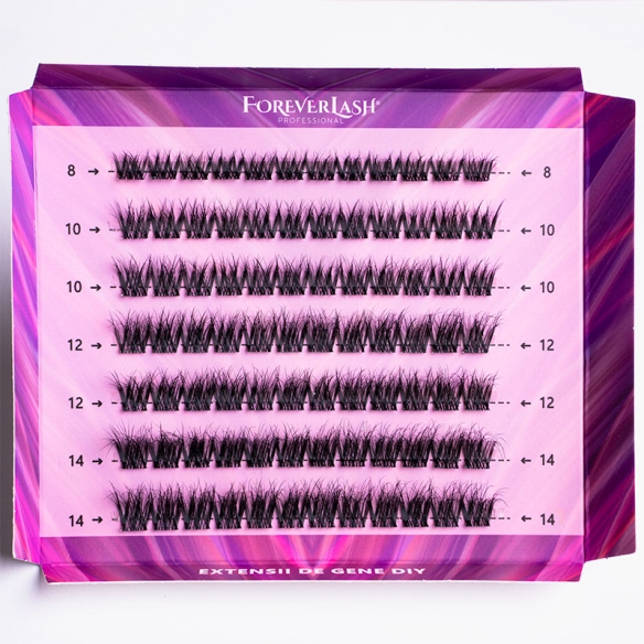 Gene false Smocuri Matase ForeverLash Fluffy Iconic Glow 84 buc