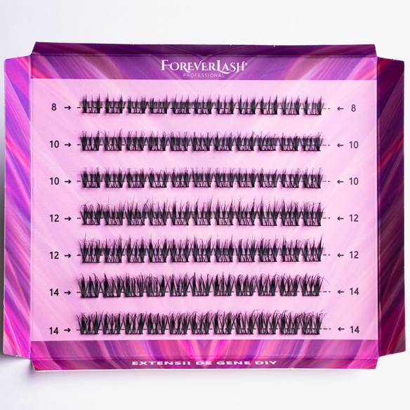 Gene false Smocuri Matase ForeverLash Fluffy Unstoppable 77 buc