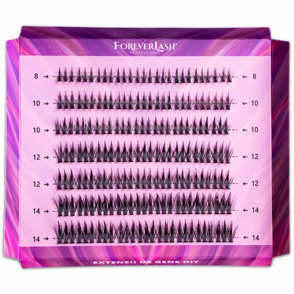 Gene false Smocuri Matase ForeverLash Playful 189 buc