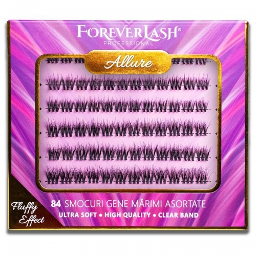 Gene false Smocuri Matase ForeverLash Fluffy Allure 84 buc