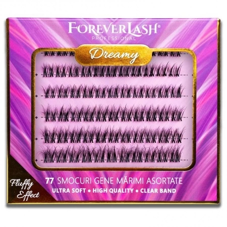 Gene false Smocuri Matase ForeverLash Fluffy Dreamy 77 buc