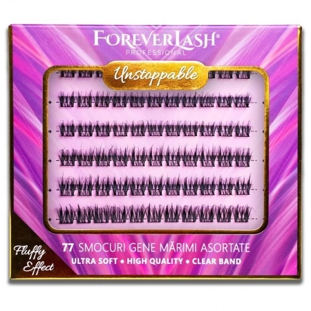 Gene false Smocuri Matase ForeverLash Fluffy Unstoppable 77 buc