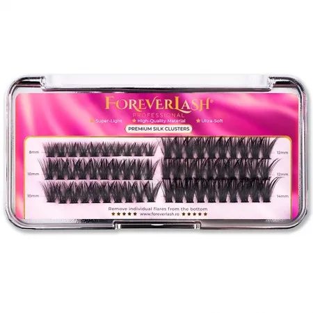 Gene Smocuri Matase ForeverLash 60D curbura C Mix 60 buc
