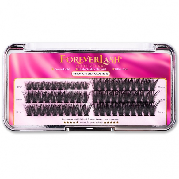 Gene Smocuri Matase ForeverLash 60D curbura C Mix 60 buc