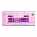 Gene smocuri matase mov ForeverLash Fairytale Purple, curbura C, mix 60 buc, underlash si clasic
