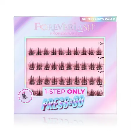 Gene false autoadezive smocuri ForeverLash Dolce cu lipici deja aplicat