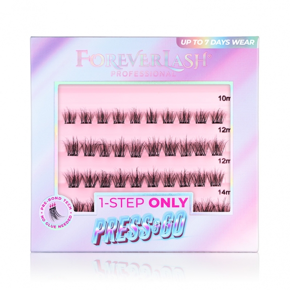 Gene false autoadezive smocuri ForeverLash Whisper cu lipici deja aplicat