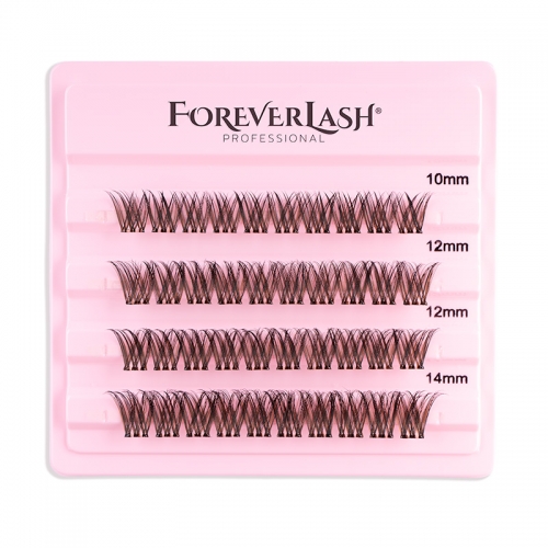 Gene false autoadezive smocuri ForeverLash Coffee Bean cu lipici deja aplicat