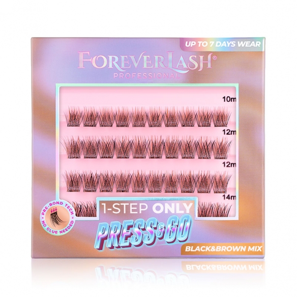 Gene false autoadezive smocuri ForeverLash Mocha Kiss cu lipici deja aplicat