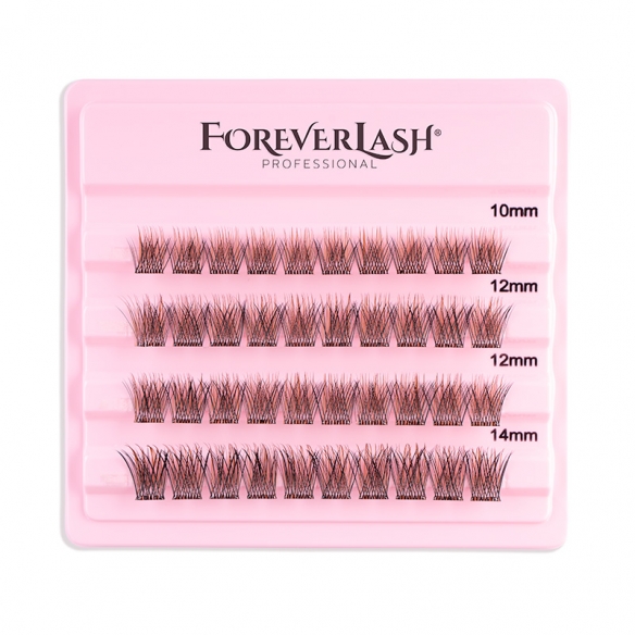 Gene false autoadezive smocuri ForeverLash Mocha Kiss cu lipici deja aplicat