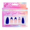 Unghii Press On Soft Gel ForeverNails Sunday Breeze, forma midgdala, 2,4cm, reutilizabile