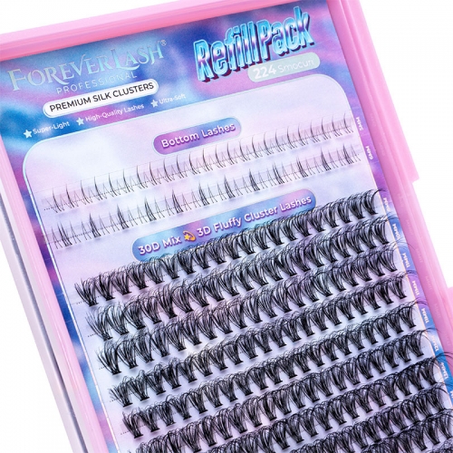 Gene Smocuri Matase ForeverLash RefillPack 30D FLUFFY 224 buc
