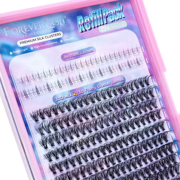 Gene Smocuri Matase ForeverLash RefillPack 30D FLUFFY 224 buc