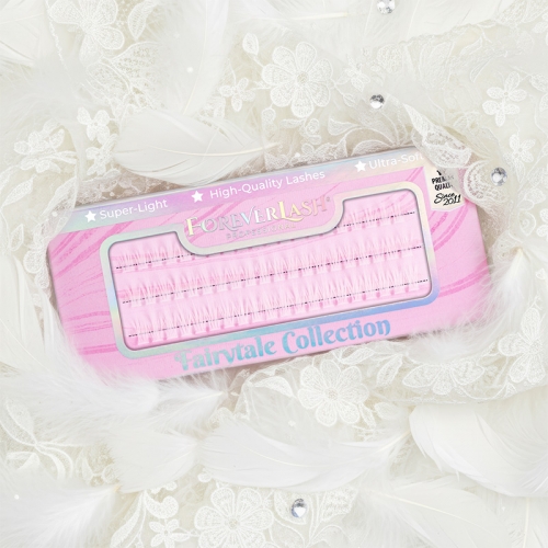 Gene Smocuri Matase ForeverLash Fairytale White Mix 60 buc