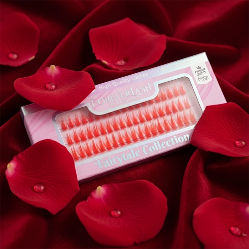 Gene Smocuri Matase ForeverLash Fairytale Red Mix 60 buc