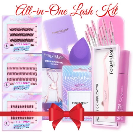 Kit Complet Gene Autoadezive ForeverLash Press & Go